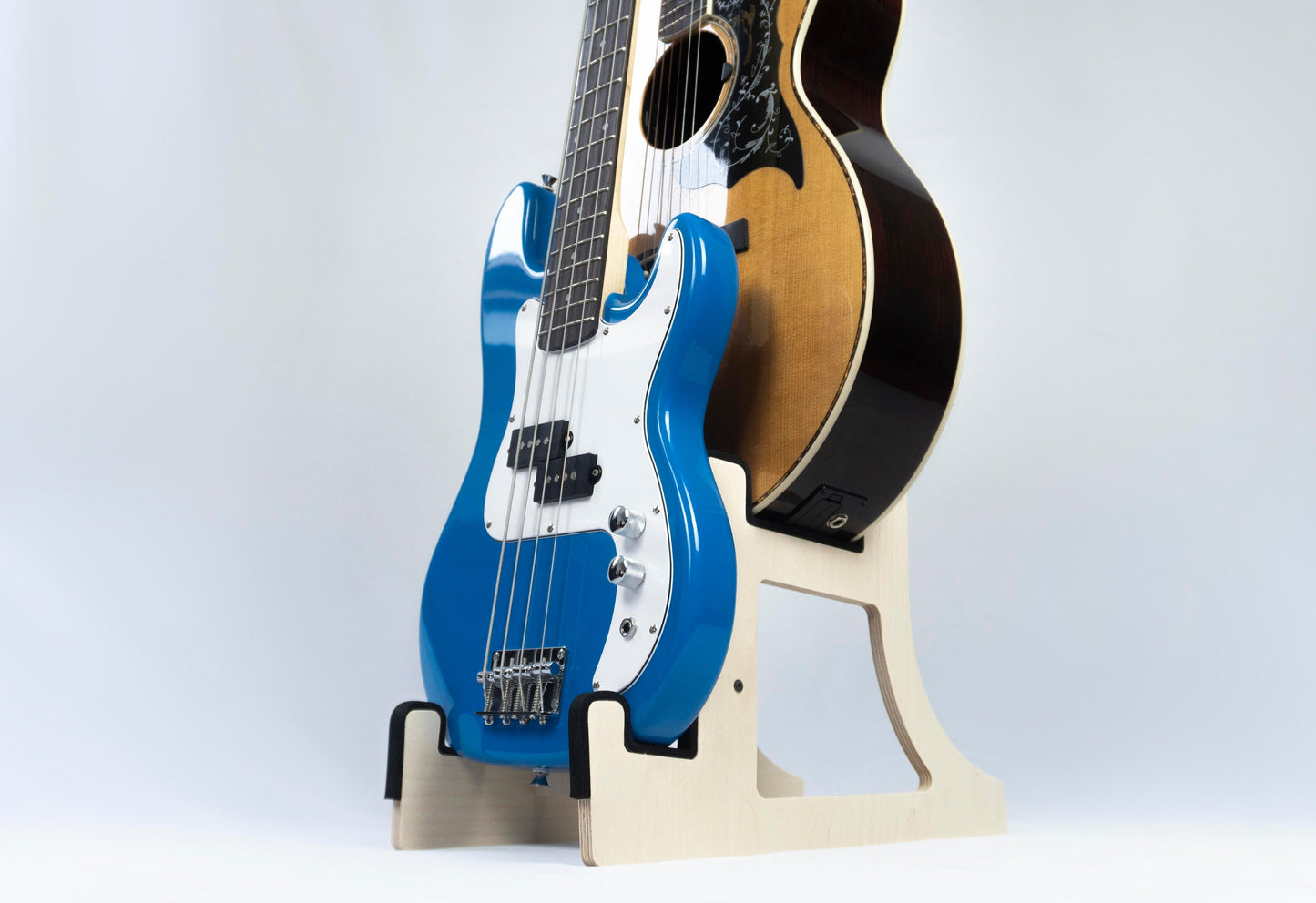 Double Decker Guitar Stand – Compact, Customisable, Handmade in Northern Ireland