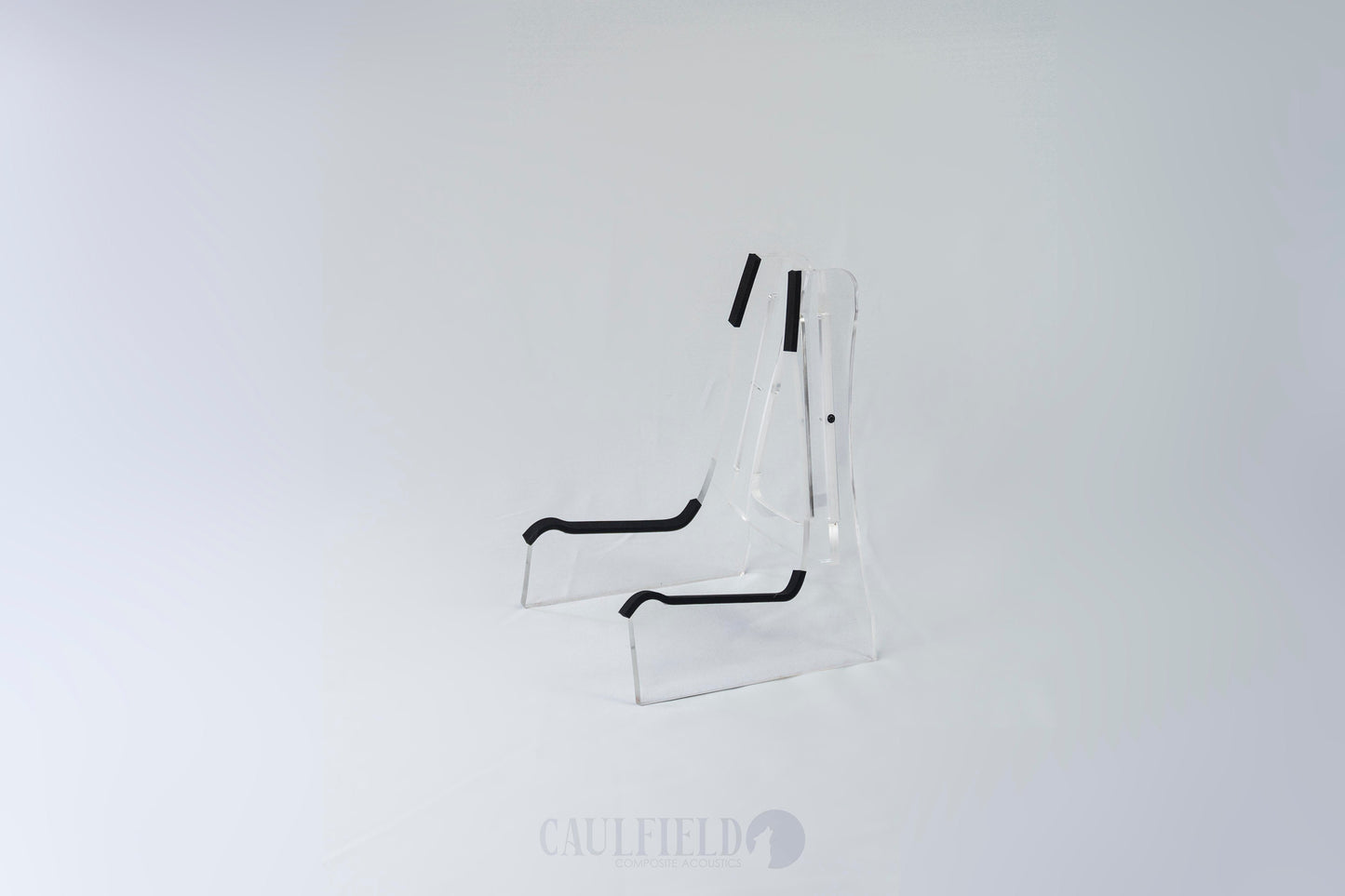 Transparent Guitar Stand - Bulletproof Polymer Glass, Made to order, 1 Guitar Holder, Customisable Transparent, Ireland