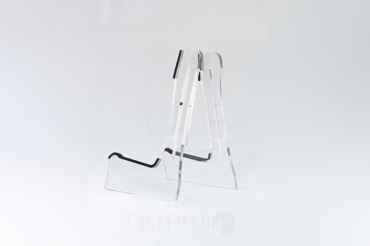 Transparent Guitar Stand - Bulletproof Polymer Glass, Made to order, 1 Guitar Holder, Customisable Transparent, Ireland