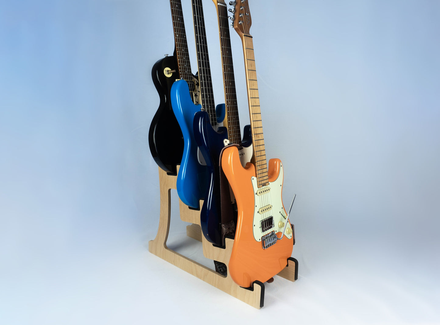 Quad Decker Musical Instrument Stand, Customisable for Guitar and more, Made In Ireland, 4/Four Guitar Stand, Holder